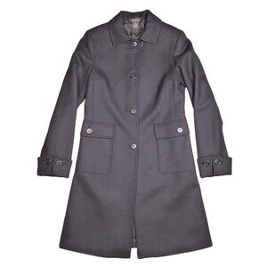 Pre-Owned Brooks Brothers Wool Coat with Turned Up Cuffs